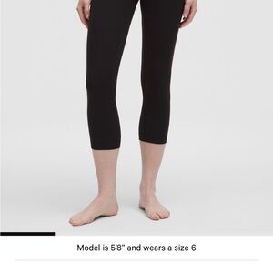 Lululemon Athletica Black Capris